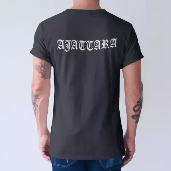 Ajattara T-Shirt, Ajattara Logo Tee-Shirt, Metal Merch, Black Metal - Image 3