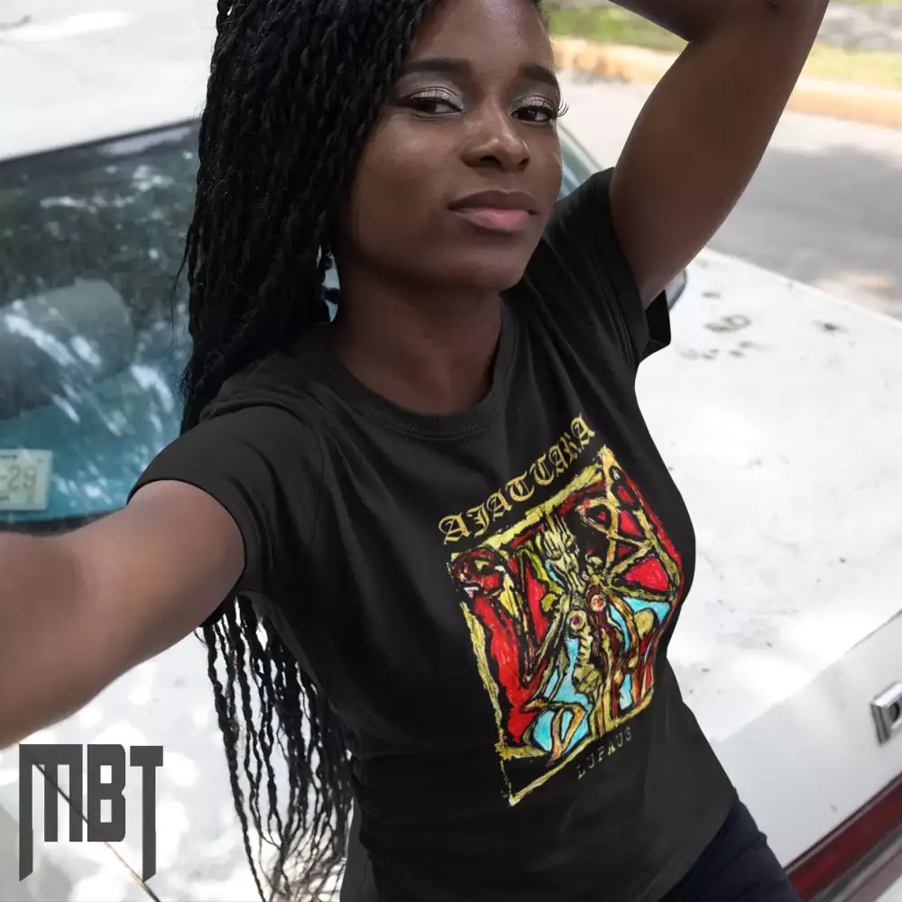 Ajattara T-Shirt, Ajattara Lupaus Tee-Shirt, Metal Merch, Black Metal - Image 2