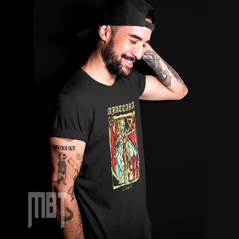 Ajattara T-Shirt, Ajattara Lupaus Tee-Shirt, Metal Merch, Black Metal