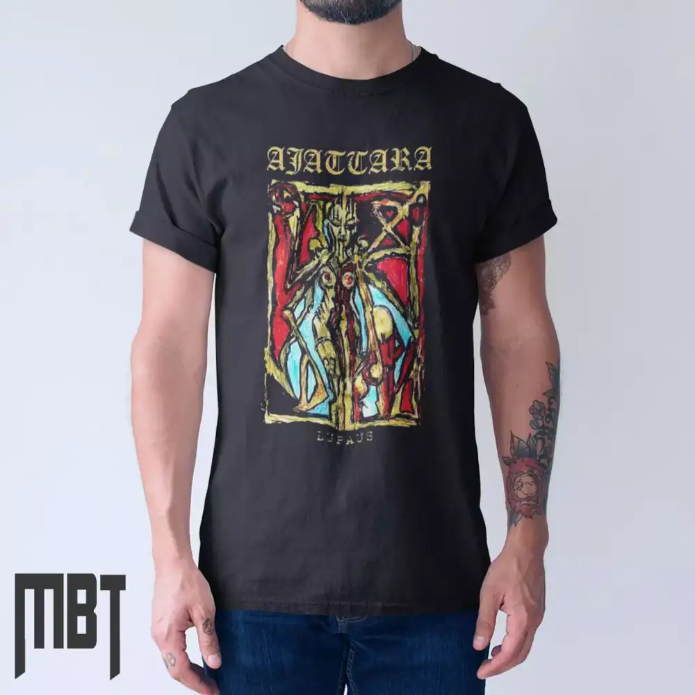 Ajattara T-Shirt, Ajattara Lupaus Tee-Shirt, Metal Merch, Black Metal - Image 3
