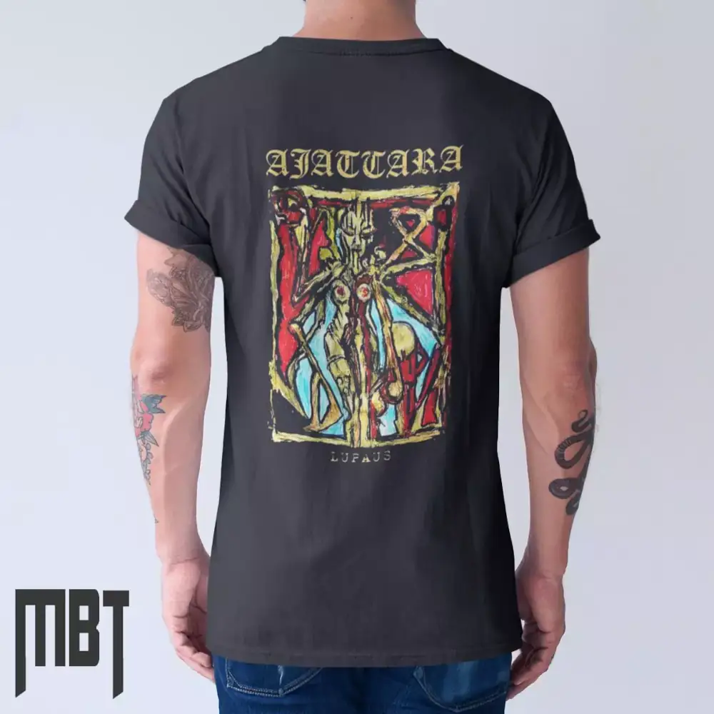 Ajattara T-Shirt, Ajattara Lupaus Tee-Shirt, Metal Merch, Black Metal - Image 4