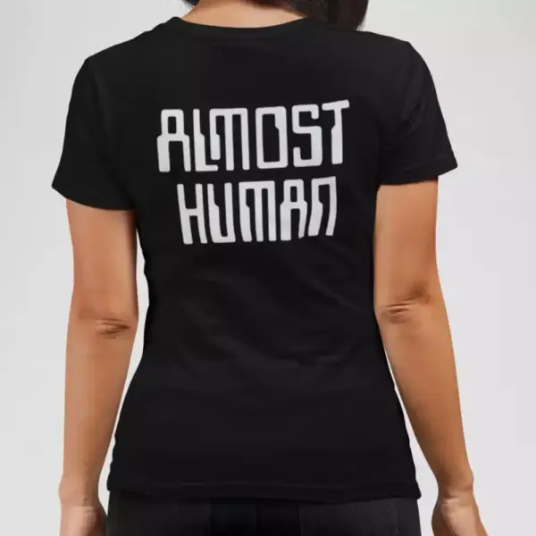 Almost Human Band T-Shirt, Almost Human Logo Tee Shirt, Melodic Heavy Metal Merchandise - Image 3