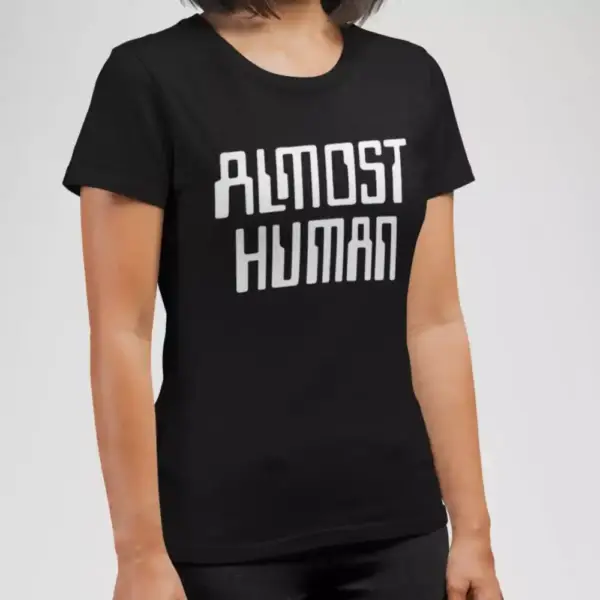 Almost Human Band T-Shirt, Almost Human Logo Tee Shirt, Melodic Heavy Metal Merchandise - Image 4