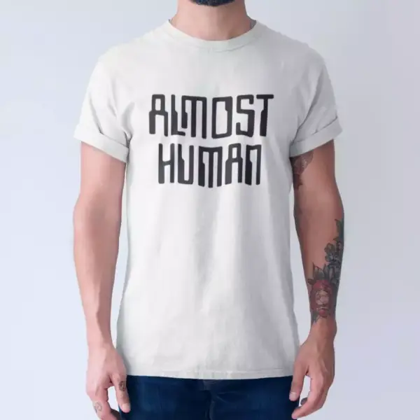 Almost Human Band T-Shirt, Almost Human Logo Tee Shirt, Melodic Heavy Metal Merchandise