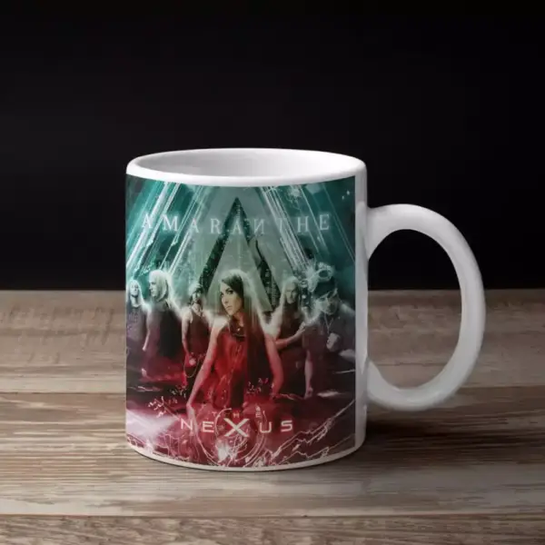 Amaranthe Band Coffee Mug, Amaranthe The Nexus Artwork Mug