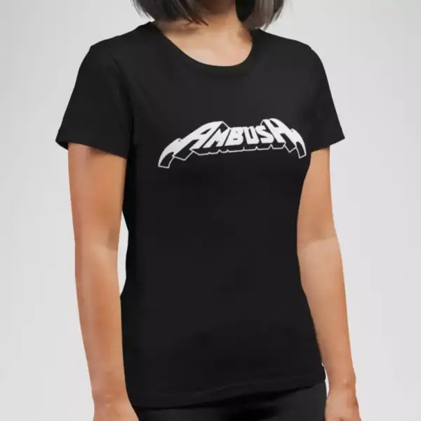 Ambush Band T-Shirt, Ambush Logo Tee Shirt, Heavy Metal Merchandise - Image 2