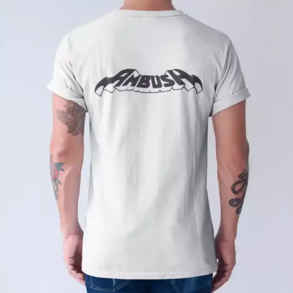 Ambush Band T-Shirt, Ambush Logo Tee Shirt, Heavy Metal Merchandise