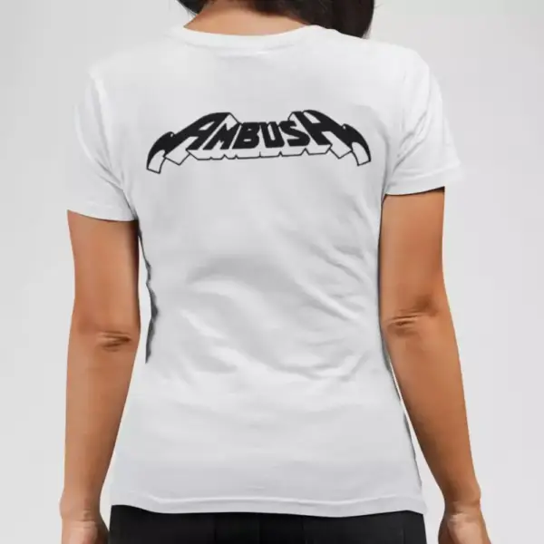 Ambush Band T-Shirt, Ambush Logo Tee Shirt, Heavy Metal Merchandise - Image 3