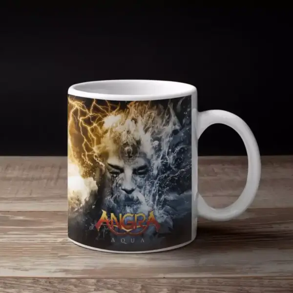 Angra Band Coffee Mug, Angra Aqua Cover Artwork Mug