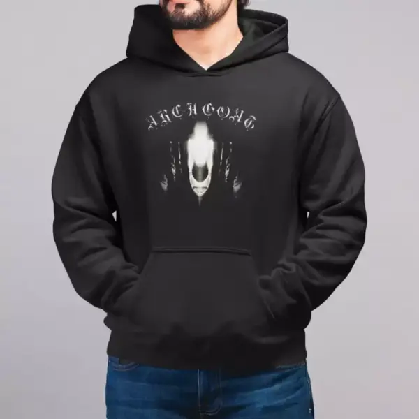 Archgoat Logo Hoodie, Archgoat Hooded Sweatshirt, Metal Merch - Image 2