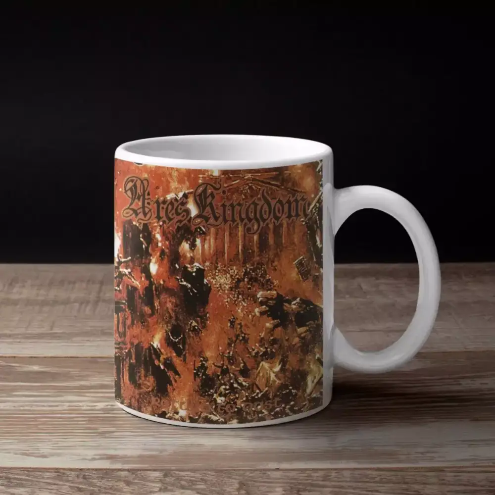 Ares Kingdom Band Coffee Mug, Ares Kingdom Return to Dust Cover Artwork Mug