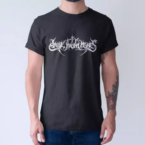 Arise From Ashes Band T-Shirt, Arise From Ashes Logo Tee Shirt, Pagan Black Metal Merch