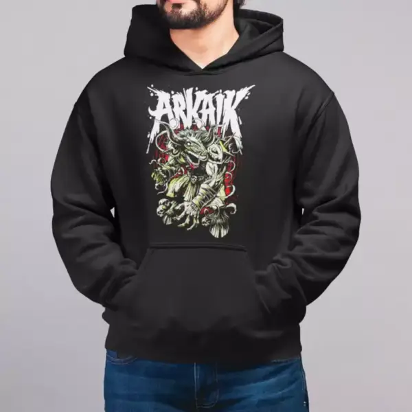 Arkaik Band Hoodie Artwork, Technical Death Metal Merch - Image 2