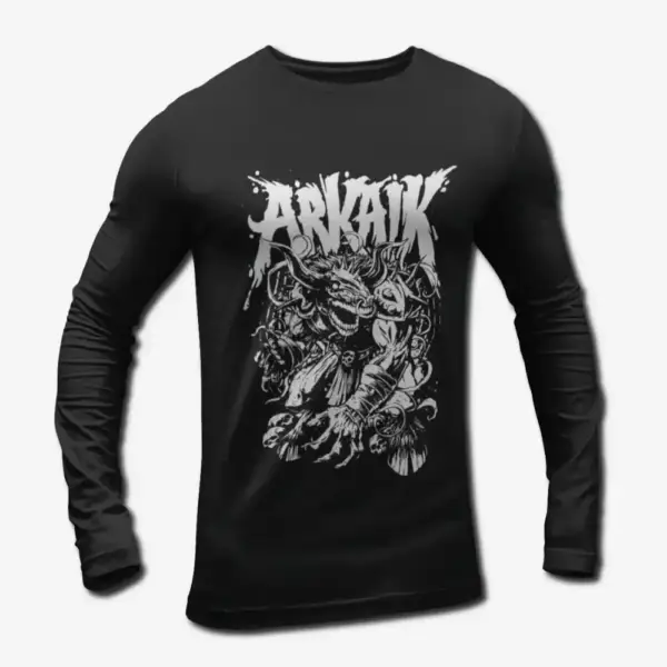 Arkaik Artwork Long Sleeve T-Shirt, Technical Death Metal Merch