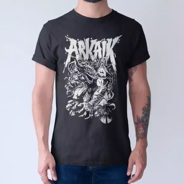 Arkaik Band Artwork T-Shirt, Technical Death Metal Merch