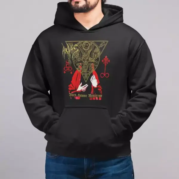 Arvas Hoodie, Arvas Black Satanic Mysticism Hooded Sweatshirt, Metal Merch, Black Metal - Image 2