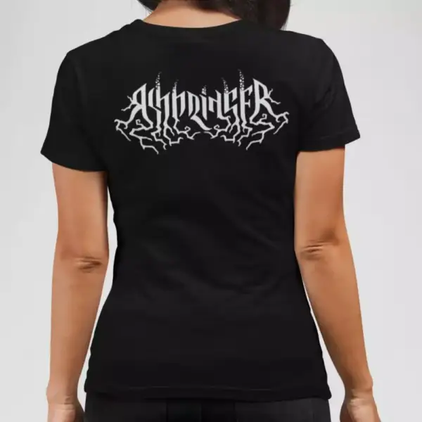 Ashbringer Band T-Shirt, Ashbringer Logo Black Tee Shirt, Atmospheric Black Metal Merchandise - Image 3