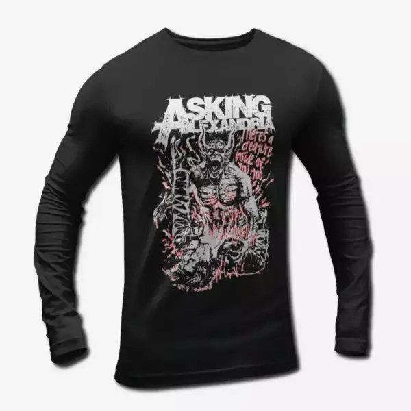 Asking Alexandria Long Sleeve T-Shirt, Heavy Metal Merch