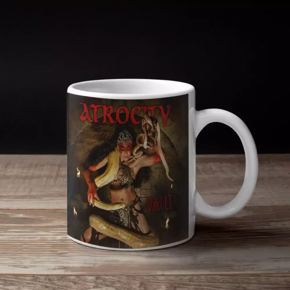 Atrocity Band Coffee Mug, Atrocity Okkult Cover Artwork Mug