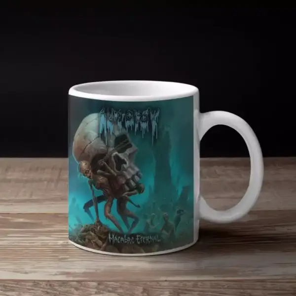 Autopsy Band Coffee Mug, Autopsy Macabre Eternal Cover Artwork Mug