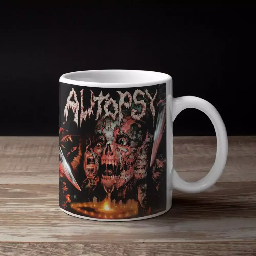 Autopsy Band Coffee Mug, Autopsy The Headless Ritual Cover Artwork Mug