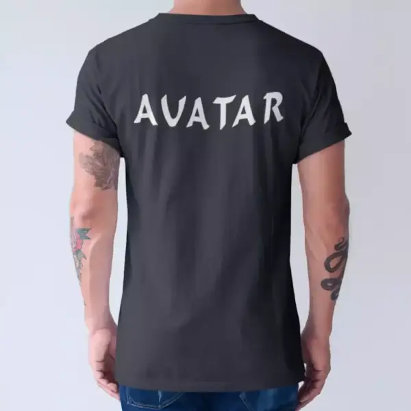 Avatar Band T-Shirt, Avatar Logo Black Tee Shirt, Heavy Metal Merchandise - Image 4