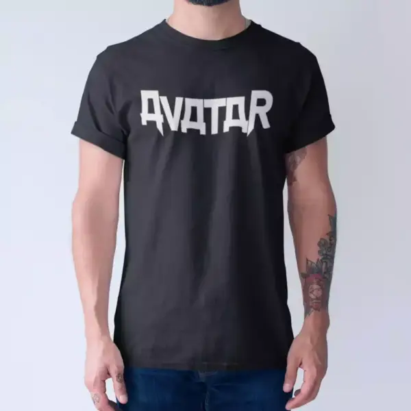 Avatar Band T-Shirt, Avatar Logo Black Tee Shirt, Melodic Death Metal, Nu-Metal Merchandise