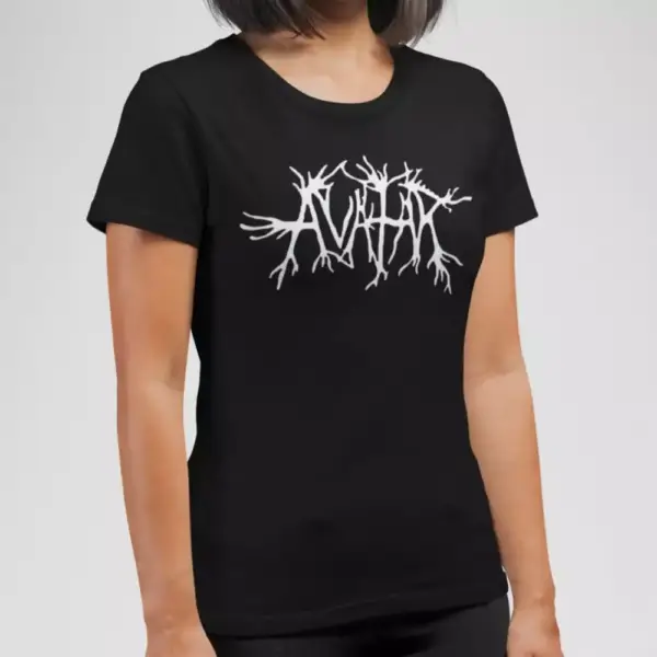 Avatar Band T-Shirt, Avatar Logo Black Tee Shirt, Raw Black Metal Merchandise - Image 3