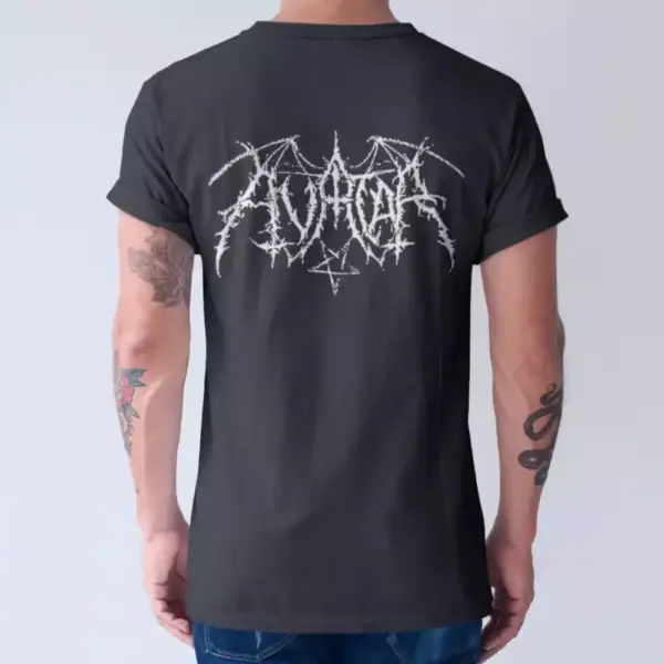 Avatar Band T-Shirt, Avatar Logo Black Tee Shirt, Symphonic Black Metal, Gothic Metal Merchandise - Image 2