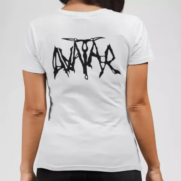 Avatar Band T-Shirt, Avatar Logo White Tee Shirt, Black Metal, Melodic Death Metal, Metalcore Merchandise - Image 2