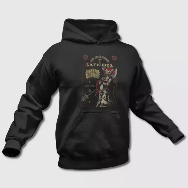 Batushka NY Tour Hoodie, Batushka Hooded Sweatshirt, Metal Merch
