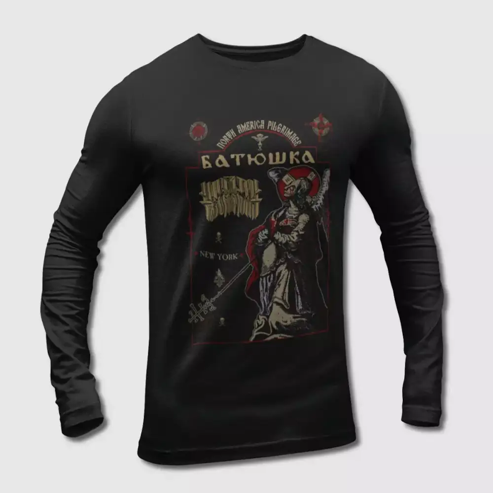 Batushka NY Tour Long Sleeve Shirt, Batushka Long Sleeve Tee Shirt, Metal Merch