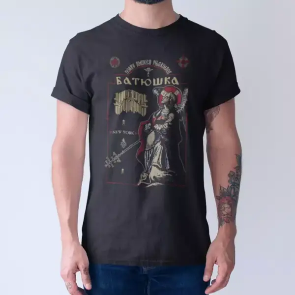 Batushka NY Tour T-Shirt, Batushka Tee Shirt, Metal Merch - Image 2