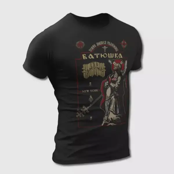 Batushka NY Tour T-Shirt, Batushka Tee Shirt, Metal Merch