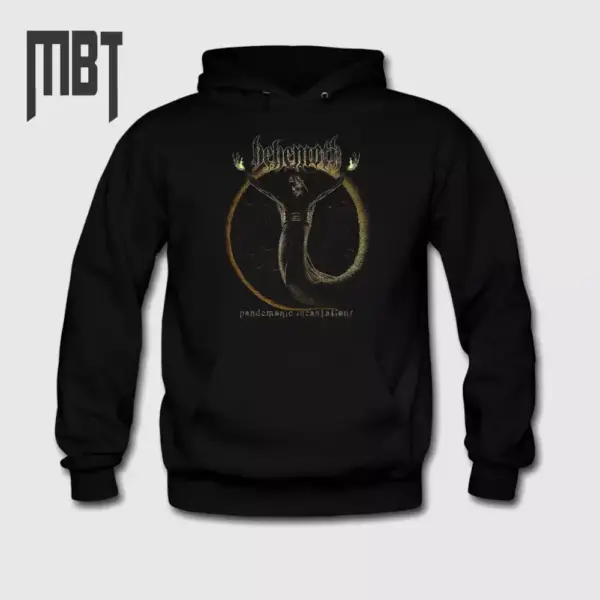 Behemoth Pandemonic Incantations Hoodie, Behemoth Hooded Sweatshirt, Metal Merch