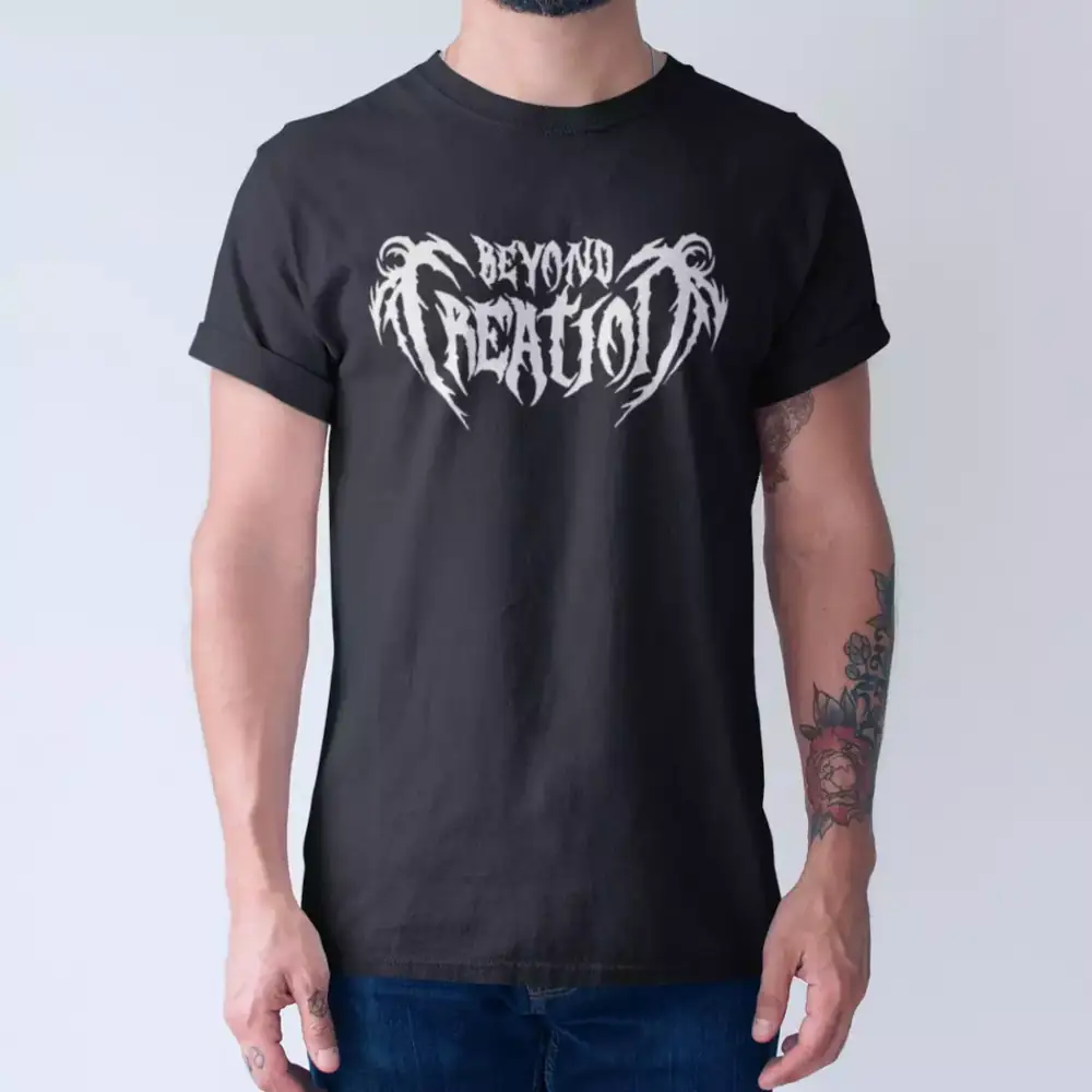 Beyond Creation Band T-Shirt, Beyond Creation Logo Black Tee Shirt, Progressive Metal, Technical Death Metal Merchandise