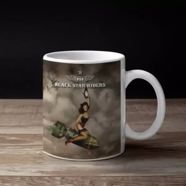 Black Star Riders Band Coffee Mug, Black Star Riders The Killer Instinct Artwork Mug