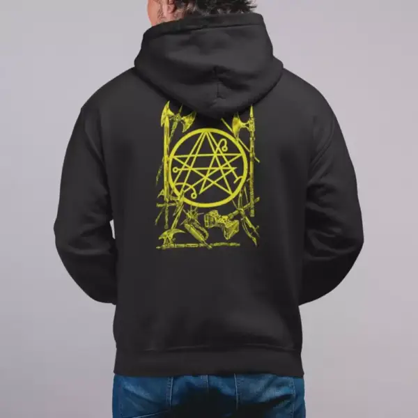 Brenda Marin Band Hoodie, Brenda Marin Wartime Cover Hooded Sweatshirt, Heavy Metal Merch - Image 3