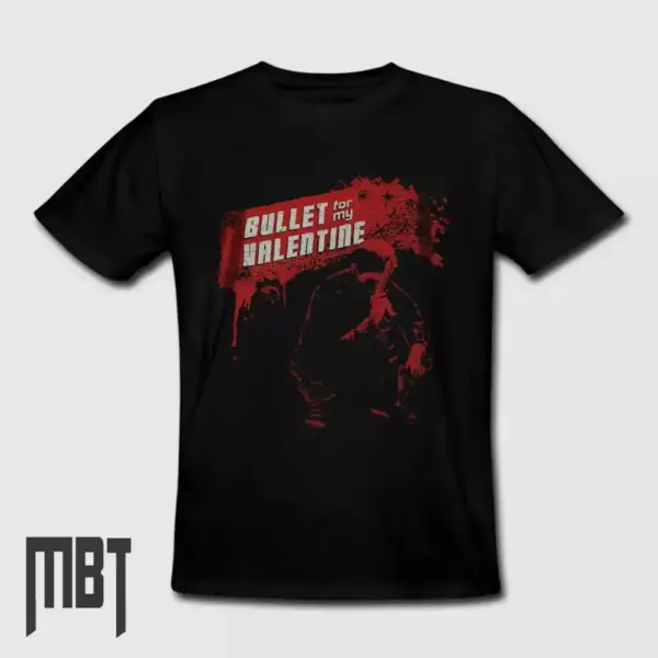 Bullet For My Valentine T-Shirt, Bullet For My Valentine Tee-Shirt, Metalcore, Heavy Metal, Thrash Metal, Hard Rock