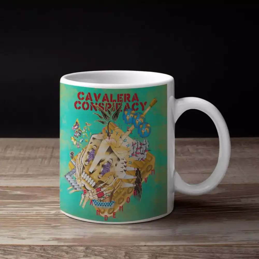 Cavalera Conspiracy Band Coffee Mug, Cavalera Conspiracy Pandemonium Artwork Mug