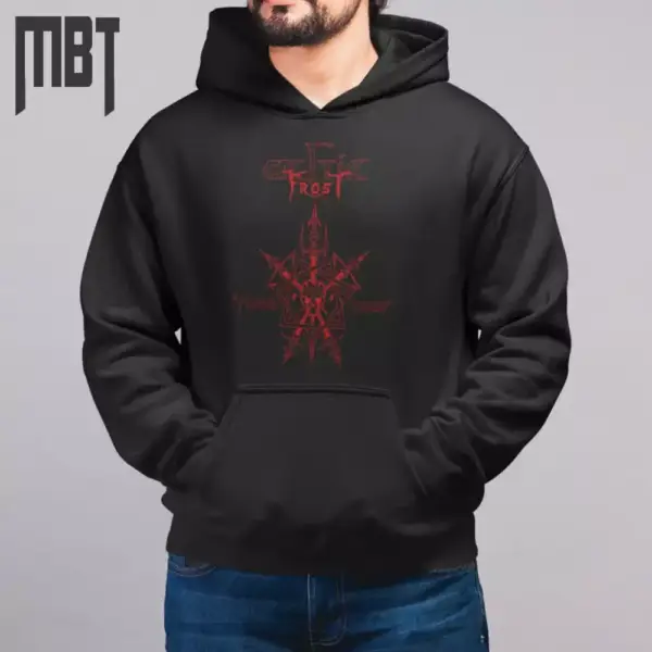 Celtic Frost Band Hoodie, Celtic Frost Morbid Tales Cover Hooded Sweatshirt, Metal Merch - Image 2