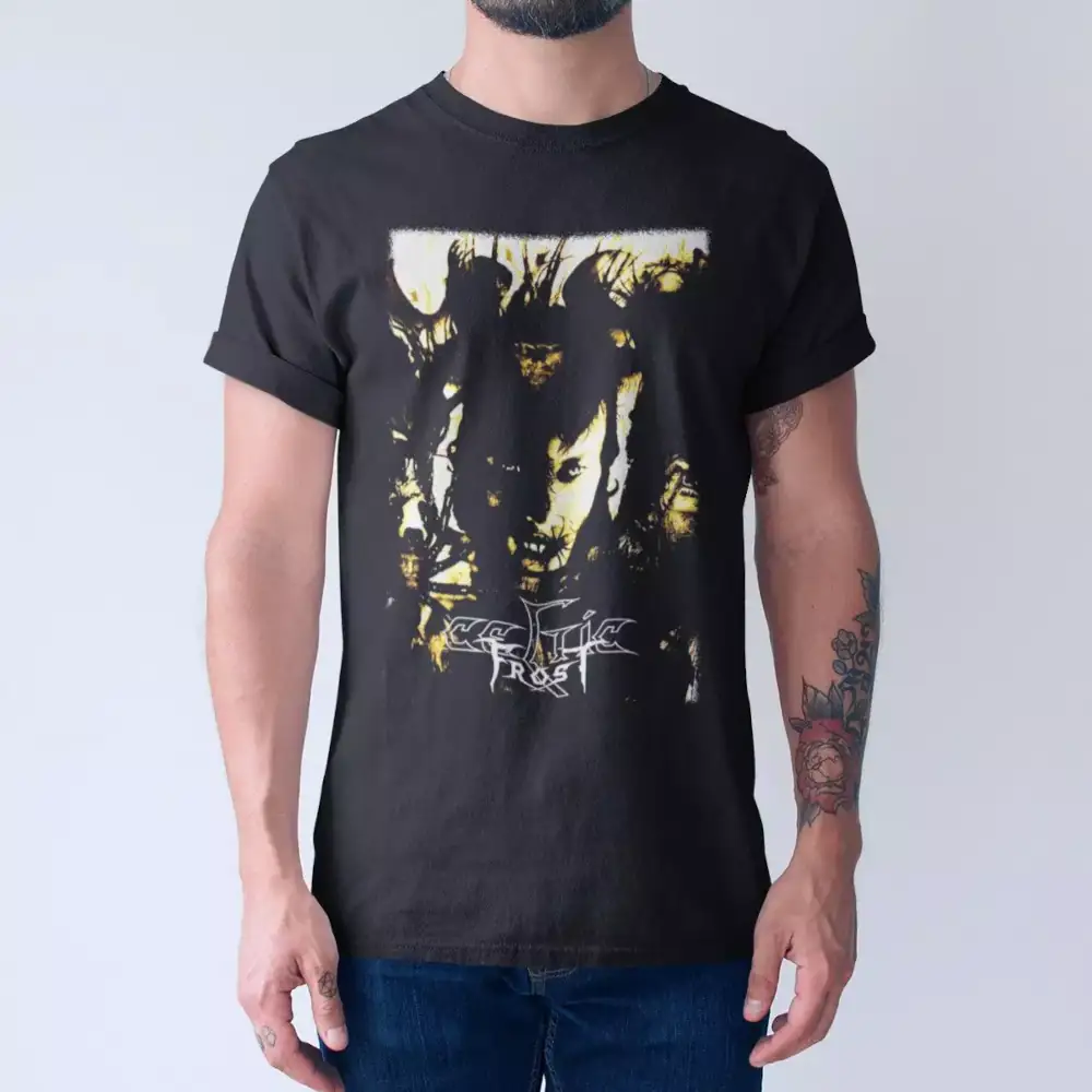 Celtic Frost Band T-Shirt, Celtic Frost Monotheist Cover Tee-Shirt, Metal Merch - Image 2