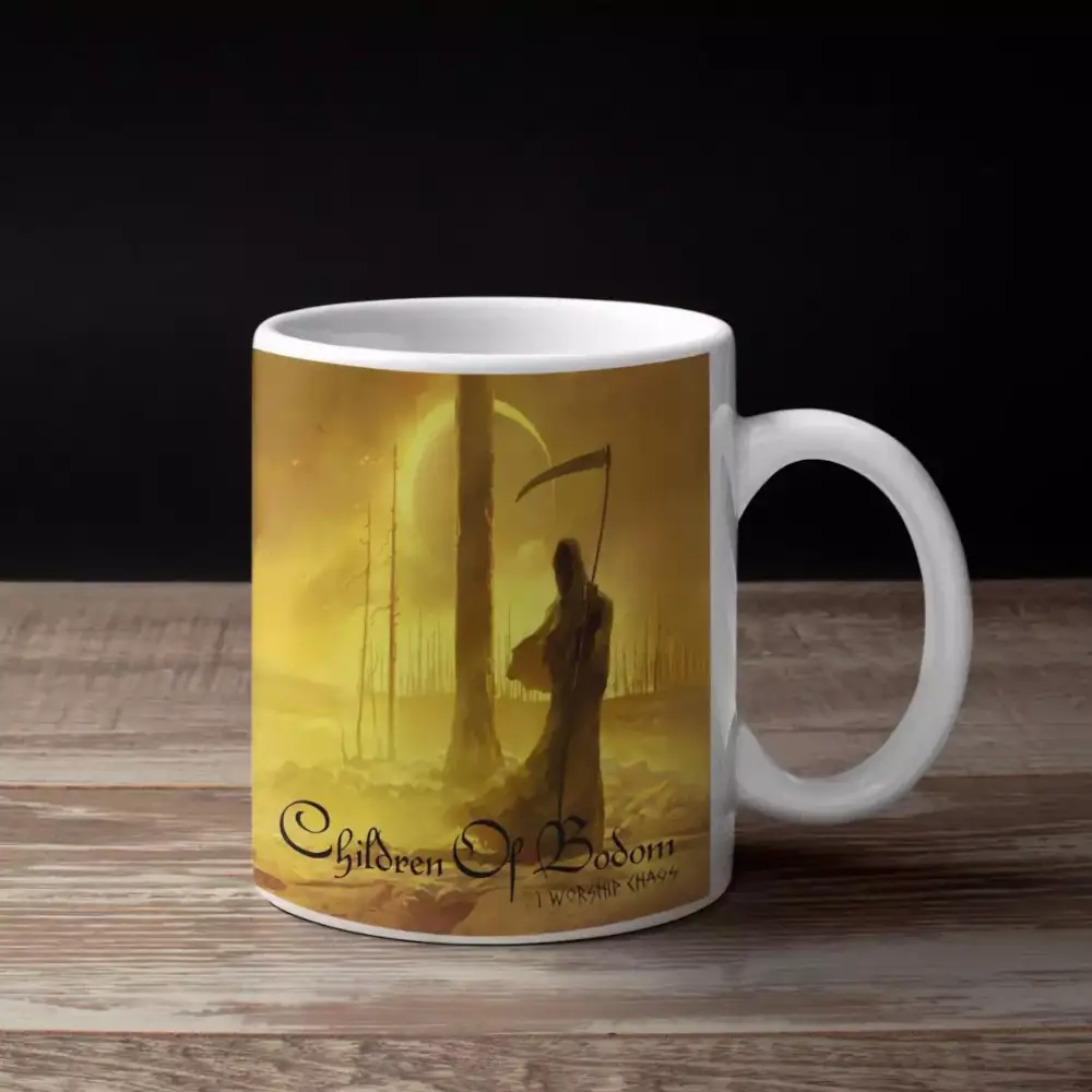 Children Of Bodom Band Coffee Mug, Children Of Bodom I Worship Chaos Artwork Mug