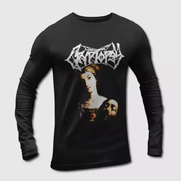 Cryptopsy Long Sleeve T-Shirt, Cryptopsy None So Vile Long Sleeve Tee-Shirt