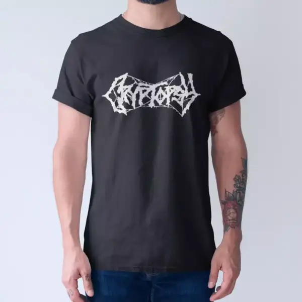 Cryptopsy T-Shirt, Cryptopsy Logo Tee-Shirt, Brutal Metal Merch - Image 2