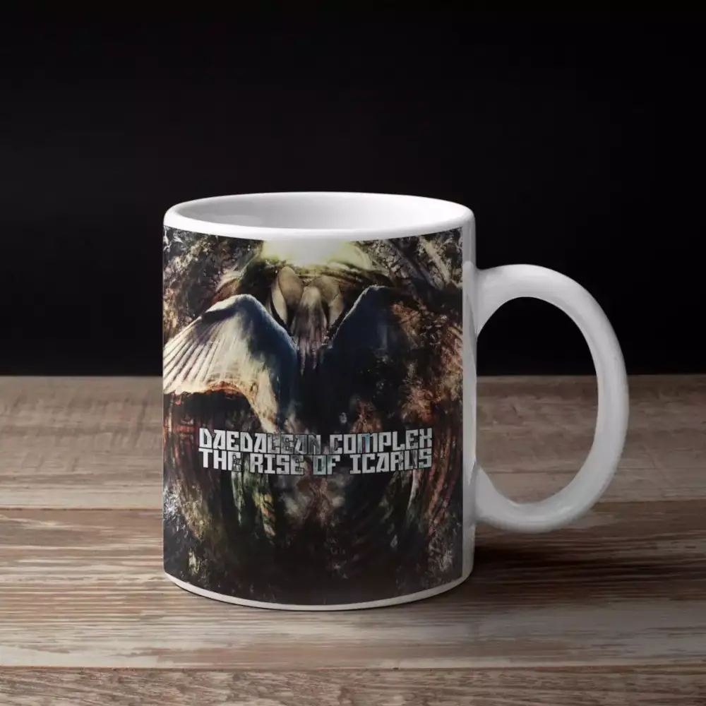 Daedalean Complex Band Coffee Mug, Daedalean Complex The Rise Of Icarus Artwork Mug