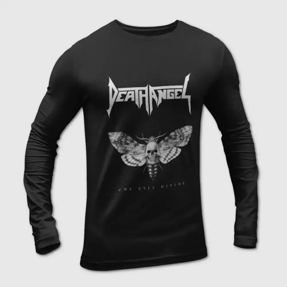 Death Angel Long Sleeve T-Shirt, Death Angel The Evil Divide Long Sleeve Tee-Shirt