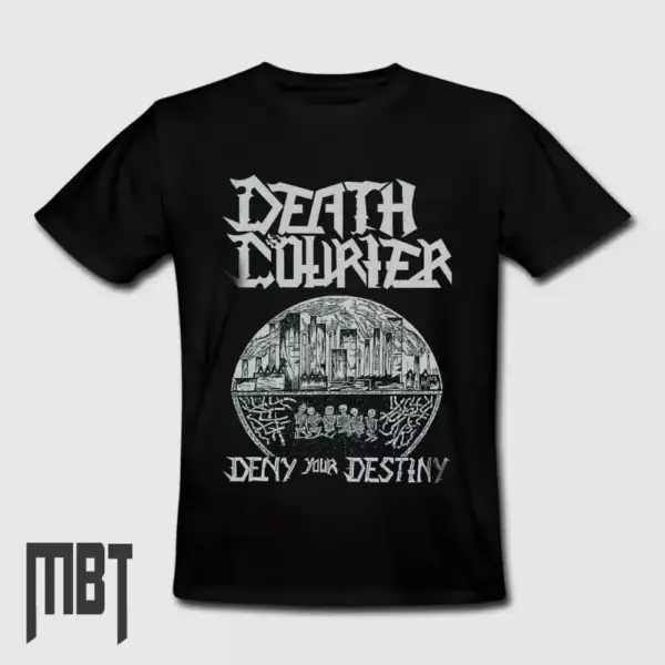 Death Courier Deny Your Destiny T-Shirt, Death Courier Tee Shirt, Thrash Metal, Death Metal, Metal Merch