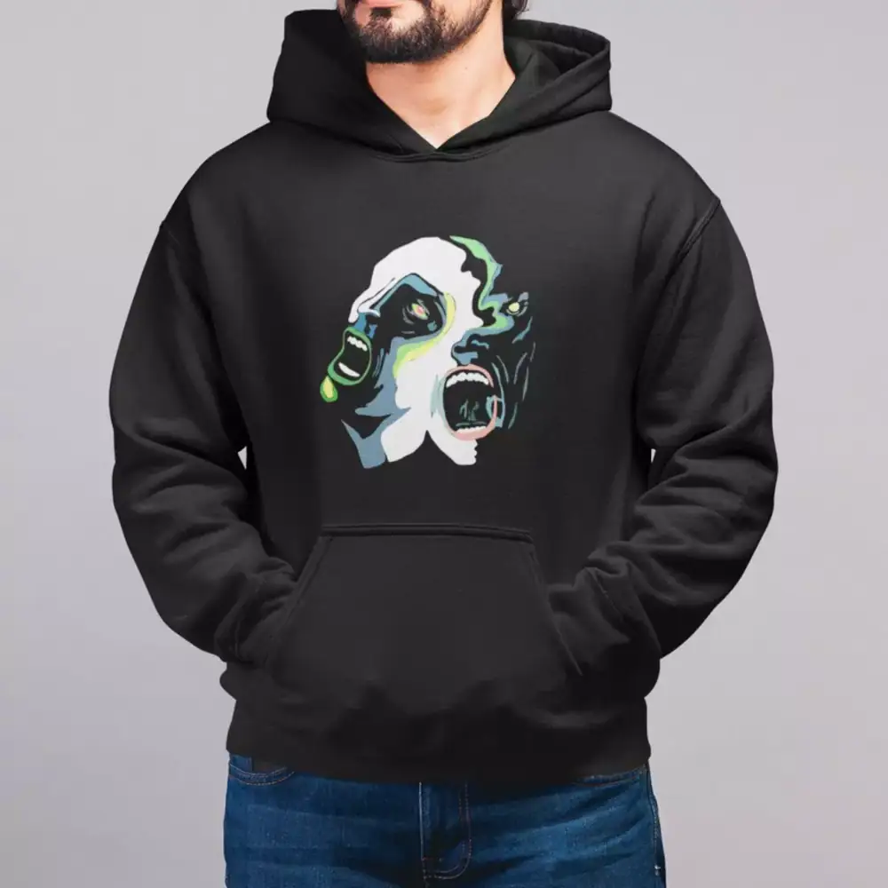 Def Leppard Hoodie, Def Leppard Hysteria Hooded Sweatshirt - Image 2