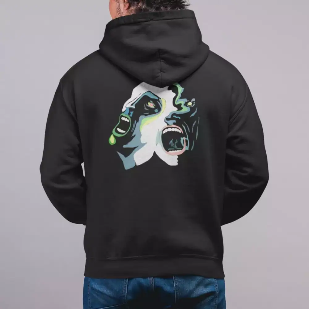 Def Leppard Hoodie, Def Leppard Hysteria Hooded Sweatshirt - Image 3